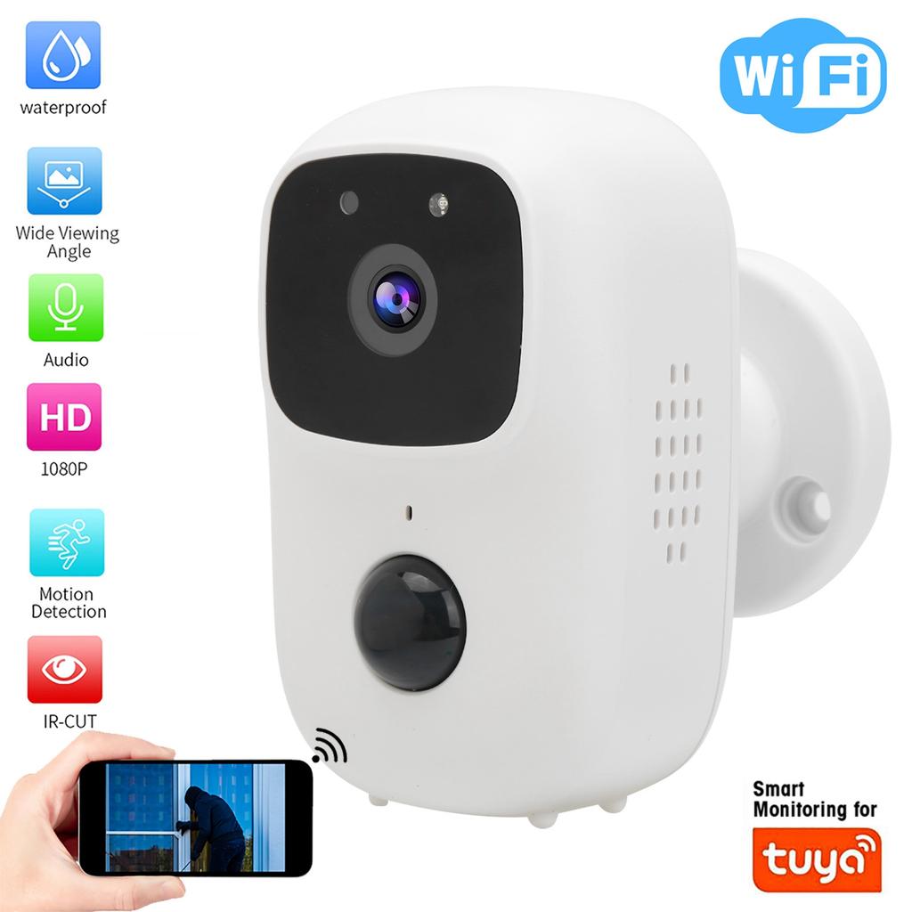 1080P WIFI Smart Doorphone Visible Camera Doorbell PIR Motion Detection IP65 Waterproof Dustproof