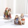 Керамические фигурки Святого Семейства Для Декора Комнаты Настольный Декор и Аксессуары Кавайная Фигурка Домашний Декор