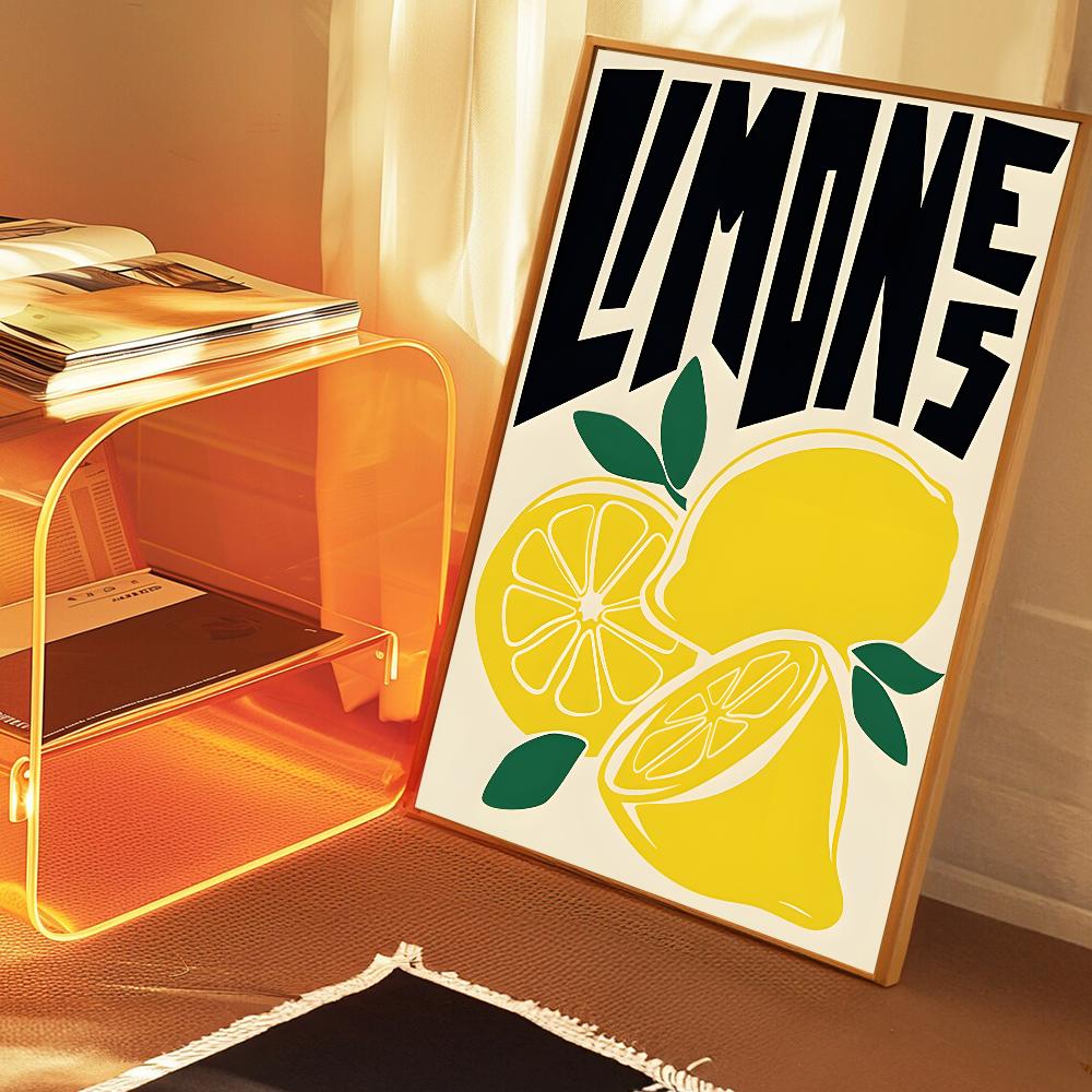 La Dolce Vita Lemon Классические винтажные постеры HD качества настенное искусство ретро постеры для домашнего декора комнаты