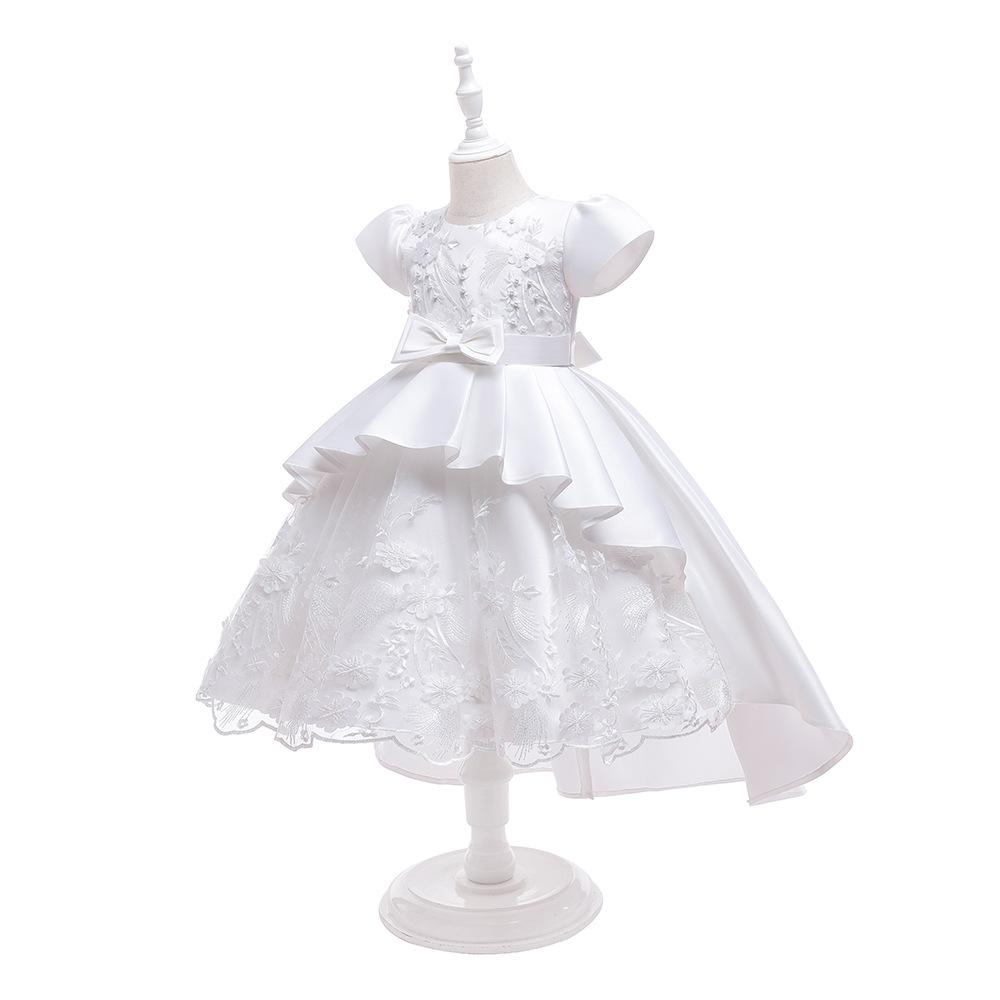 Wedding Kids Dress for Girls Evening Children Flower Princess Pageant Gown Teenager Party Dress
