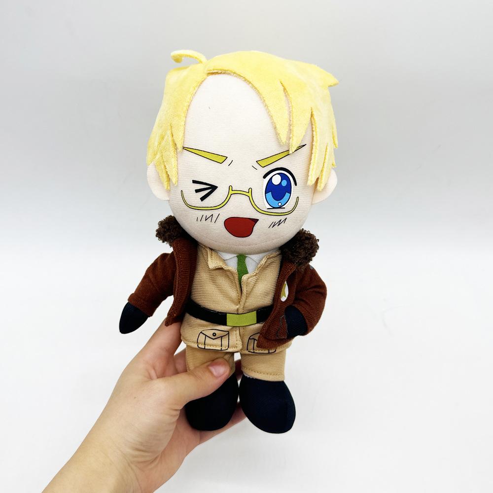 Anime Hetalia: Axis Powers Plush Toys Christmas Game Alfred Jones Stuffed Doll Birthday Holiday Gifts Toys For Room Decoration