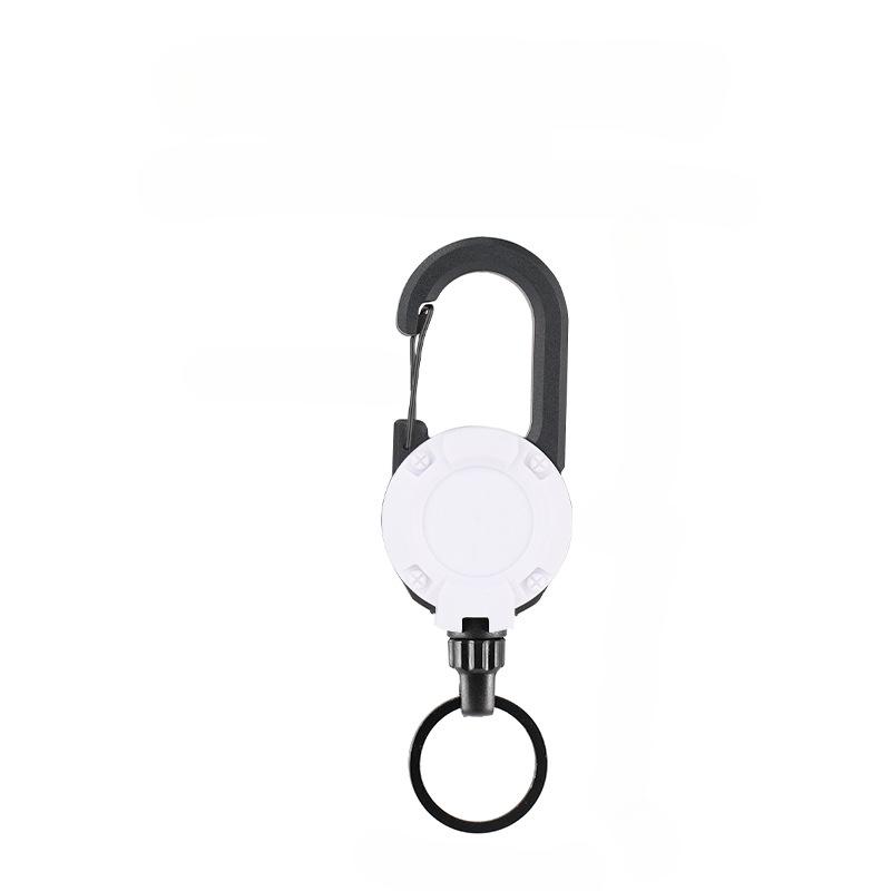 1 шт. противоугонная металлическая легко тянущаяся пряжка, веревка, эластичный брелок для ключей, спортивный выдвижной брелок для ключей, анти-потерянный ски-пасс Yoyo, ID-карта