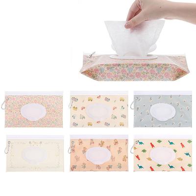 EVA Baby Wet Wipe Pouch Портативный держатель для влажных салфеток Откидная крышка Сумка с застежкой-ремешком Многоразовая сумка для влажных салфеток Полезная коробка для салфеток на открытом воздухе