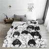 Death Note Lawliet Коллаж Одеяло Синигами Аниме Флисовые пледы Одеяла Спальня Украшение дивана Мягкие теплые покрывала