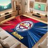 St. Louis Cardinals Personalized Crystal Velvet Carpet, Customized Name Text Soft Anti‑Slip Rug for Living Room Bedroom