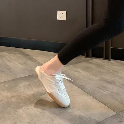 V1 мягкие клейкие 2025 кожаные повседневные спортивные маленькие белые туфли женские балетки