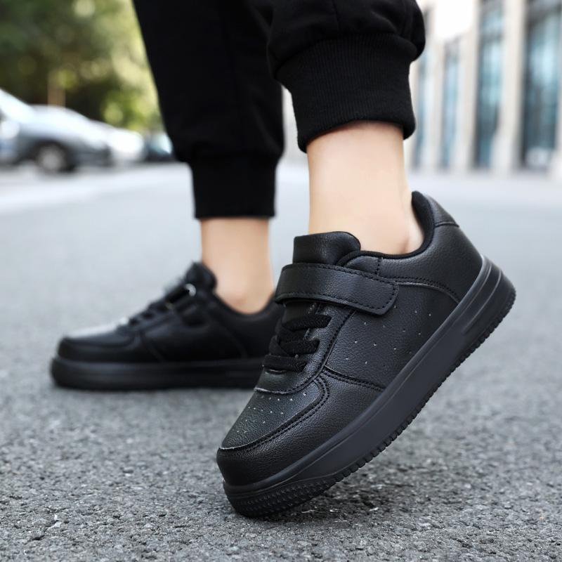 2024 New Simple Girls Sport Shoes Kids Versatile Fashion Hook & Loop Children Free Shipping Casual Shoes for School Boys Sneaker