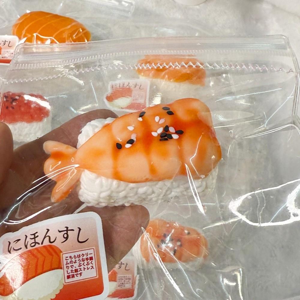 Silicone Sushi Squeeze Squishy Toys Slow Rebound Decompression Toy New Sensory Fidget Toy For Kids