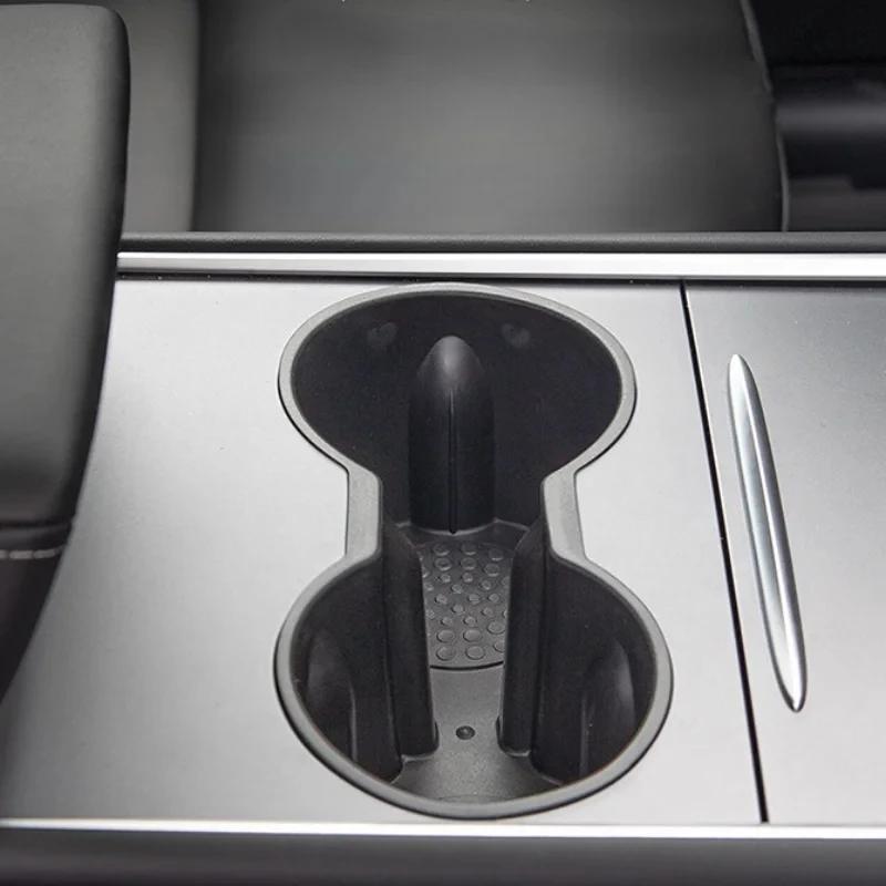 Tesla Model 3/Y Water Cup Holder Centre Console Cup Holder Drink Holder Inserts for 2026~2026 Tesla Model 3/Y Accessories