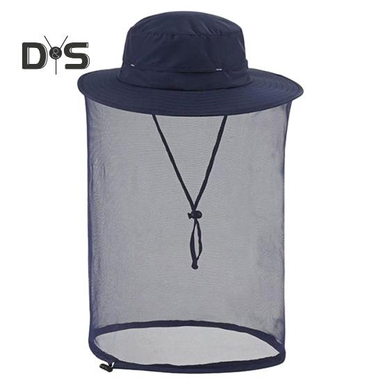 Шляпа с москитной сеткой для мужчин и женщин с широкими полями, защита от солнца, панама с вуалью, защита от насекомых для рыбалки, пешего туризма