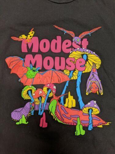 Vintage Modest Mouse Psychedelic Concert TShirt Black Unisex T-Shirt