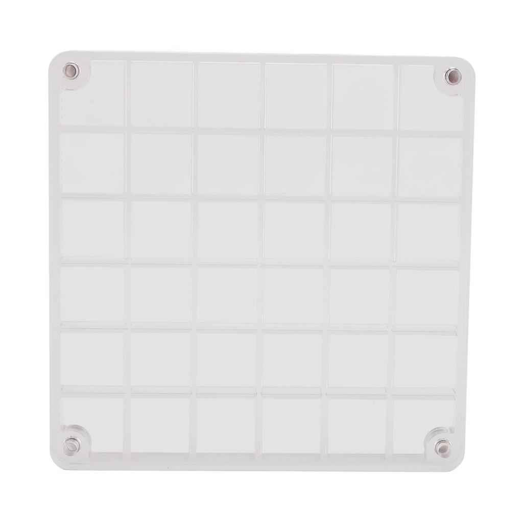 Акриловый магнитный ящик для демонстрации ракушек, прозрачный, 36 ячеек, декоративный ящик для хранения, органайзер, контейнер