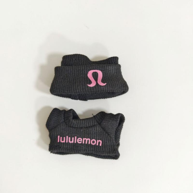 For the Four generations of 10CM keychain mini cloth clothes LULU sports stretch shirt set pendant LABUBU