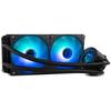 Жидкостное охлаждение - NOX - Hummer H-240-NXHUMMERH240ARGB - ARGB - 2 вентилятора 120 мм - Алюминий