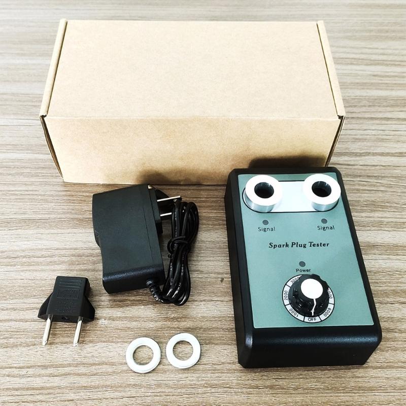 Точный тестер с европейским адаптером. Простые в использовании комплекты для проверки пропусков зажигания. Проверка автомобильных свечей зажигания для обнаружения пропусков зажигания в двигателе.