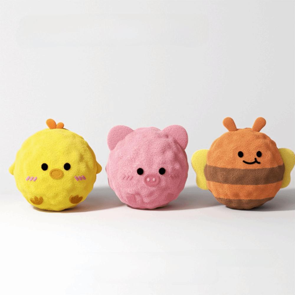 Animal Shape Dog Chew Toy Cartoon Prick Ball Toy Cute Pet Sound Toy Relieve Boredom