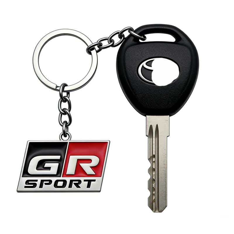 3D Metal GR SPORT Car keyring For Toyota Yaris, Corolla, Camry Owners Gift