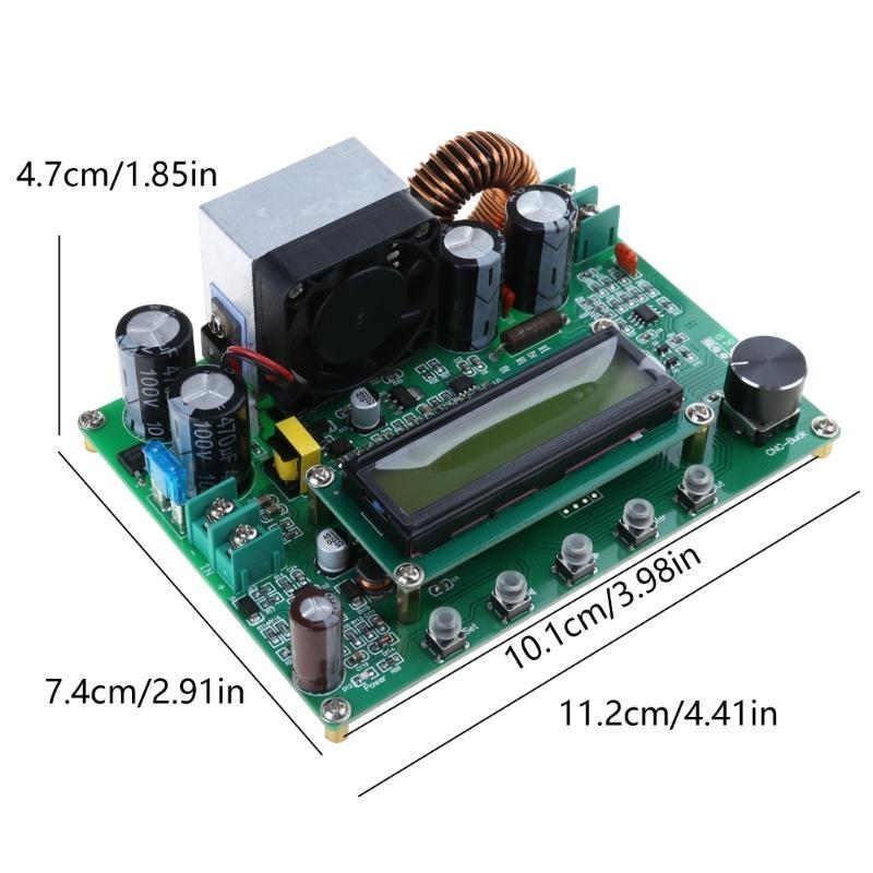 Повышающий модуль Регулируемый модуль DC10-75V к DC0-60V Преобразователи выходной мощности Модуль печатной платы 720W 12A