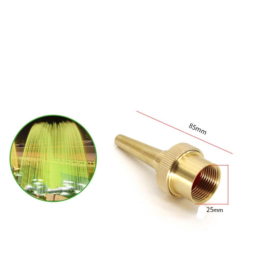 1/2" 3/4" 1" Струйные Прямые Фонтанные Насадки Латунная Распылительная Головка Насадка для Фонтана Бассейна