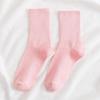 Colorful Women's Medium-Tube Cotton Socks - Trendy Macaron Candy Colors for Spring and Autumn