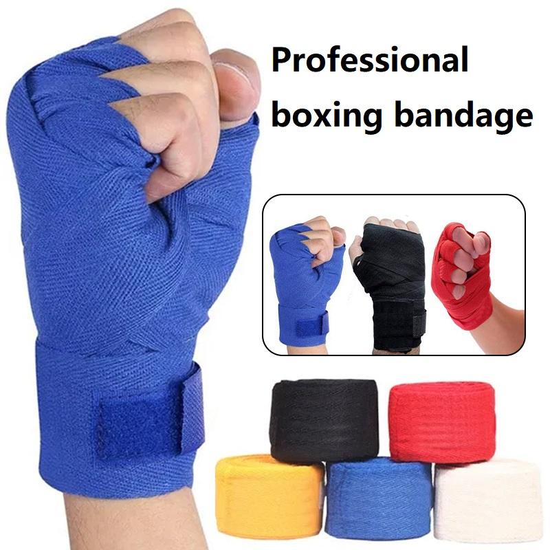 2Pcs Boxing Bandages Boxing Equipment Hand Gloves For Gym Man Boxing Bear Paw Qjst03