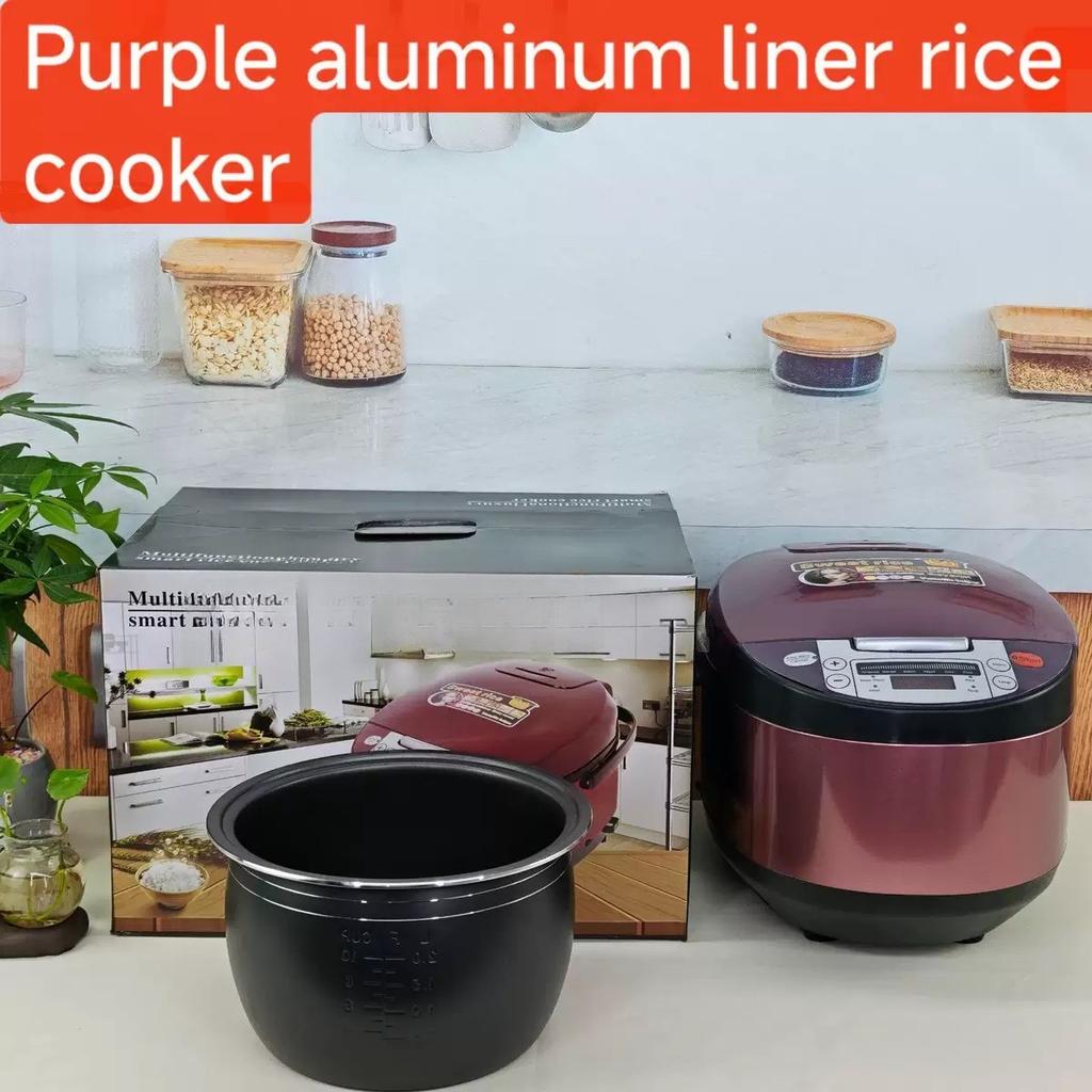 Household 5L Smart Rice Cooker Large Capacity Household Non-stick Cooker Rice Cooker Multifunctional Cooking Pot