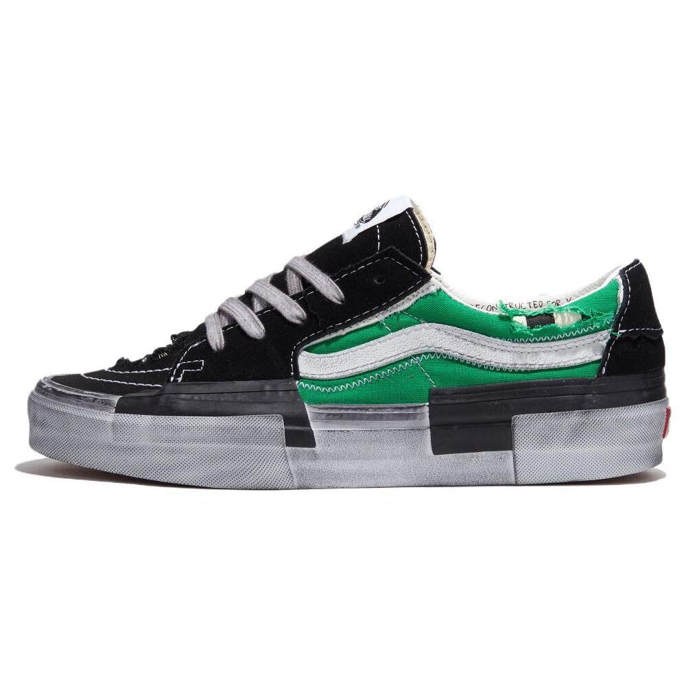 Vans Sk8 Comfortable Low-Top Skate Shoes Unisex Sneakers Black Green VN0009QSYJ71