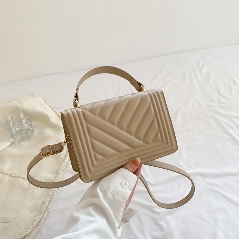 Stylish Korean Trendy Pu Leather Crossbody Bag With Magnetic Closure For Women