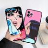 PP21 Crying Comic Girl Sad Phone Case for OPPO A40 A60 A80 A15 A16 A16K A12 A17 A17K A54 A54S A53 A53S A55 A56 A57 A98 F23