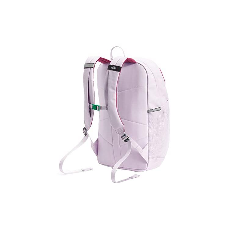 THE NORTH FACE Jester 24.6L Zip Closure Backpack Double Shoulder Outdoor Bag Oxford Lavender Mist & Red Violet Women's NF0A52VY80S-OS