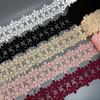 2Yards Exquisite Lace Cotton Embroidery Ribbon Lace Trim Skirt Sewing Accessories Clothing Decorative Materials High Quality New