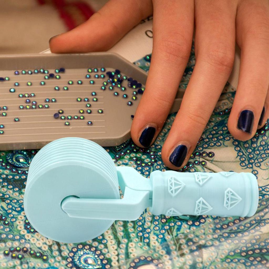 Алмазный малярный валик ,5D инструмент ,Удобный ,Быстрый и плавный, Удобный захват ,Клей для DIY-проектов