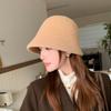 Fisherman Hat Women's Winter New Warm Korean Style Versatile Face Showing Small Hat Autumn and Winter Plush Basin Hat