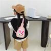 Rabbit Pattern Kids Crossbody Bag With Fun Animal Print For Preschool Children