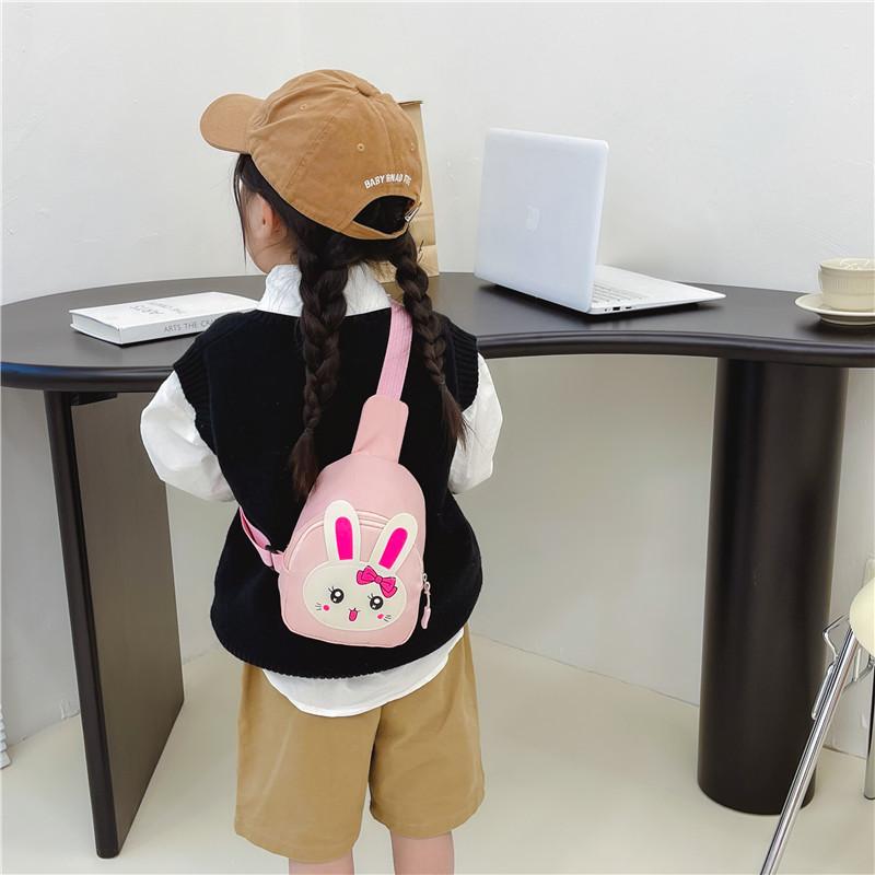 Kids Pattern Rabbit Crossbody Bag With Fun Animal Print For Preschool Children