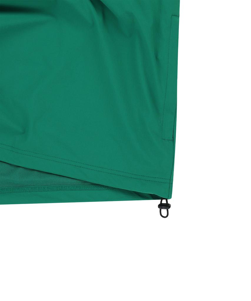 OFFGRID Woven Stretch Round T-Shirt - Green