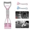 Non Breakable Pet Pooper Scooper for Dogs Long Handle High Strength Spring Large Poop Picker Upper F