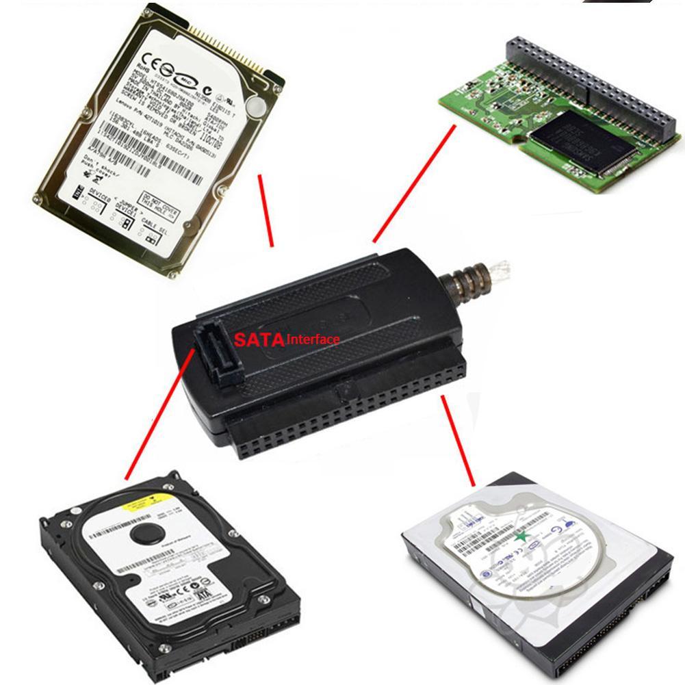 Newest USB 2.0 To SATA IDE Hard Disk Adapter Converter ROM HDD/SSD CD 1 SATA IDE 2.5 Adapter DV R7D8
