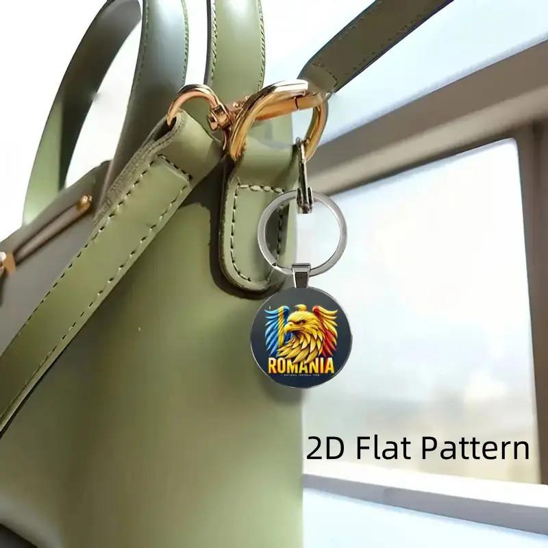 Eagle Themed Zinc Alloy Keyring With Stylish European Style For Home Use