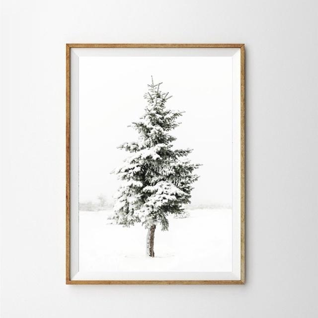 Рождественский Декор Зимний Снежный Лес Олень Лось Сова Солнечный свет Картина Декорации Домашний Декор Холст Плакат Художественная печать Настенная картина