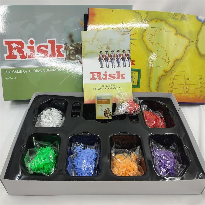 Классическая настольная игра РИСК: Интерактивная карточная версия на английском языке
