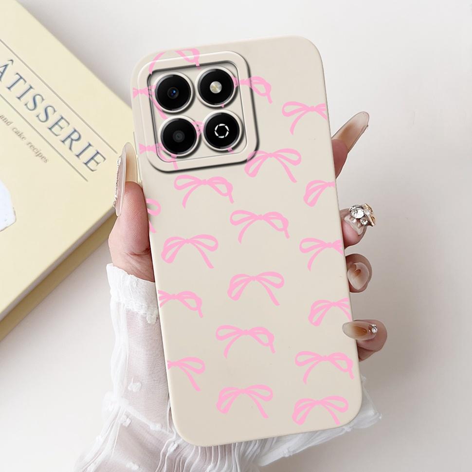 Colorful Flower Case For Honor X6b Coque Silicone Soft Cover For Huawei Honor X 6b 6a X6A Phone Cases Covers Bumper