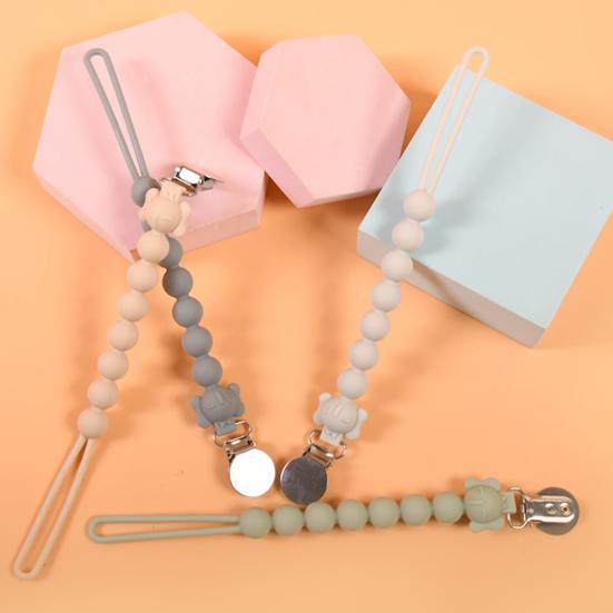 Силиконовый держатель для соски, прочный, легко чистится и фиксируется, зажим для соски для ребенка больше не разочаровывает