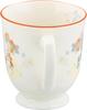 Yamaka Shoten Peter Rabbit Coffee 10x10cm Shabby Chic Flower Sisters Mug, 340ml, Approx. Diameter, Design, White, PR652-11