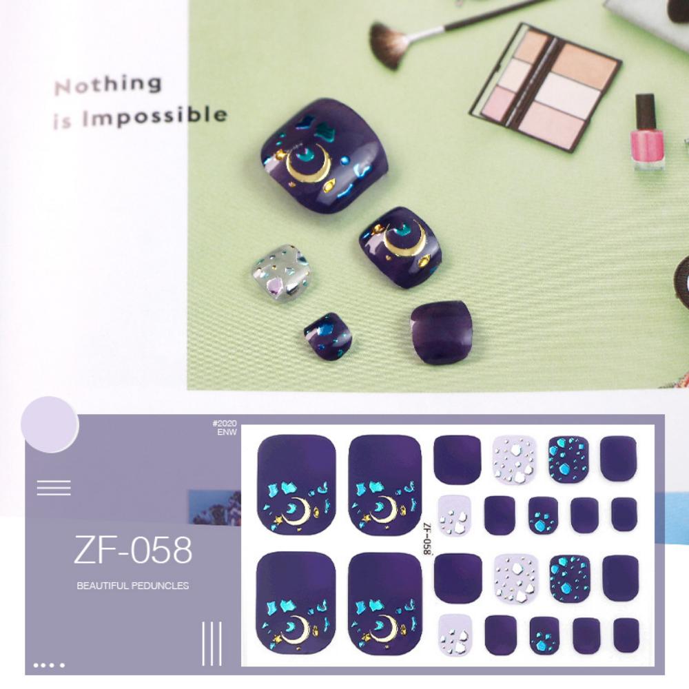 Наклейка для ногтей на ногах трехмерная 3D имитация страза наклейка для ногтей на ногах водостойкая наклейка для ногтей на ногах полная наклейка