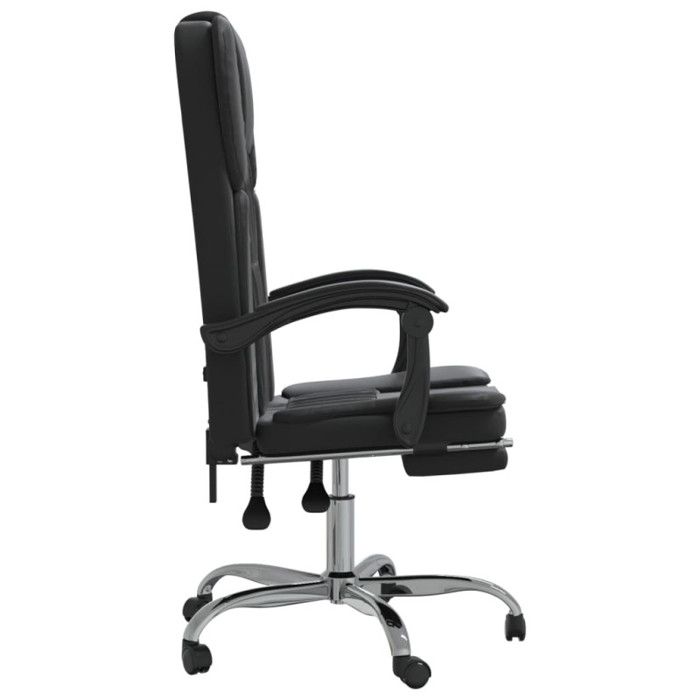VidaXL Reclining Office Armchair Reclining Seat Computer Chair Adjustable Backrest and Footrest Office Furniture 349619