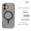 Модный матовый защитный чехол для iPhone 16 Pro Max с покрытием Skin-Feel и магнитом, устойчивый к падениям