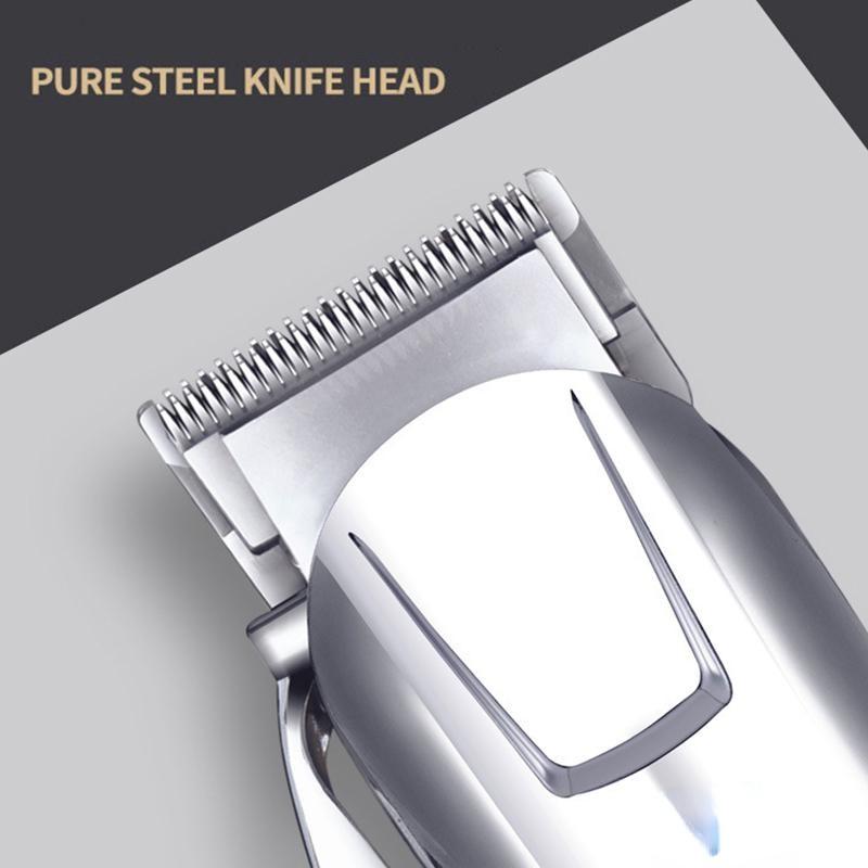 Профессиональная электрическая машинка для стрижки волос для собак, высококачественная режущая головка из стального материала, перезаряжаемый триммер для домашних животных, низкий уровень шума