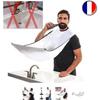 Beard Apron Beard Bib - White