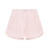 Training Series Solid Color Mid Waist Fake Two Piece Straight Casual Shorts Women Shorts Soft-Pink 962427507-3